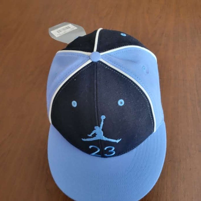 Air Jordan Nike 2003 Azul Equipado Sombrero Gorra Tamaño 7 1/4 Raro NUEVO con etiquetas imagen 6