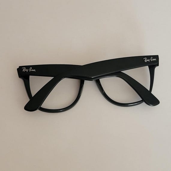 Vintage B&L Ray Ban Wayfarer II 2 Bausch & Lomb Sunglasses Black ‼️Frames Only‼️ Vintage Ray Ban Wayfarer II Sunglasses Frames Only Black B&L  main image 3