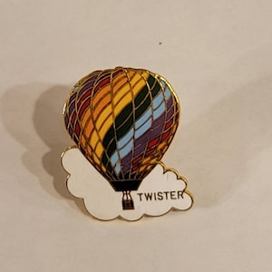 Vintage Rainbow Ballon Twister Lapel Hat Pin