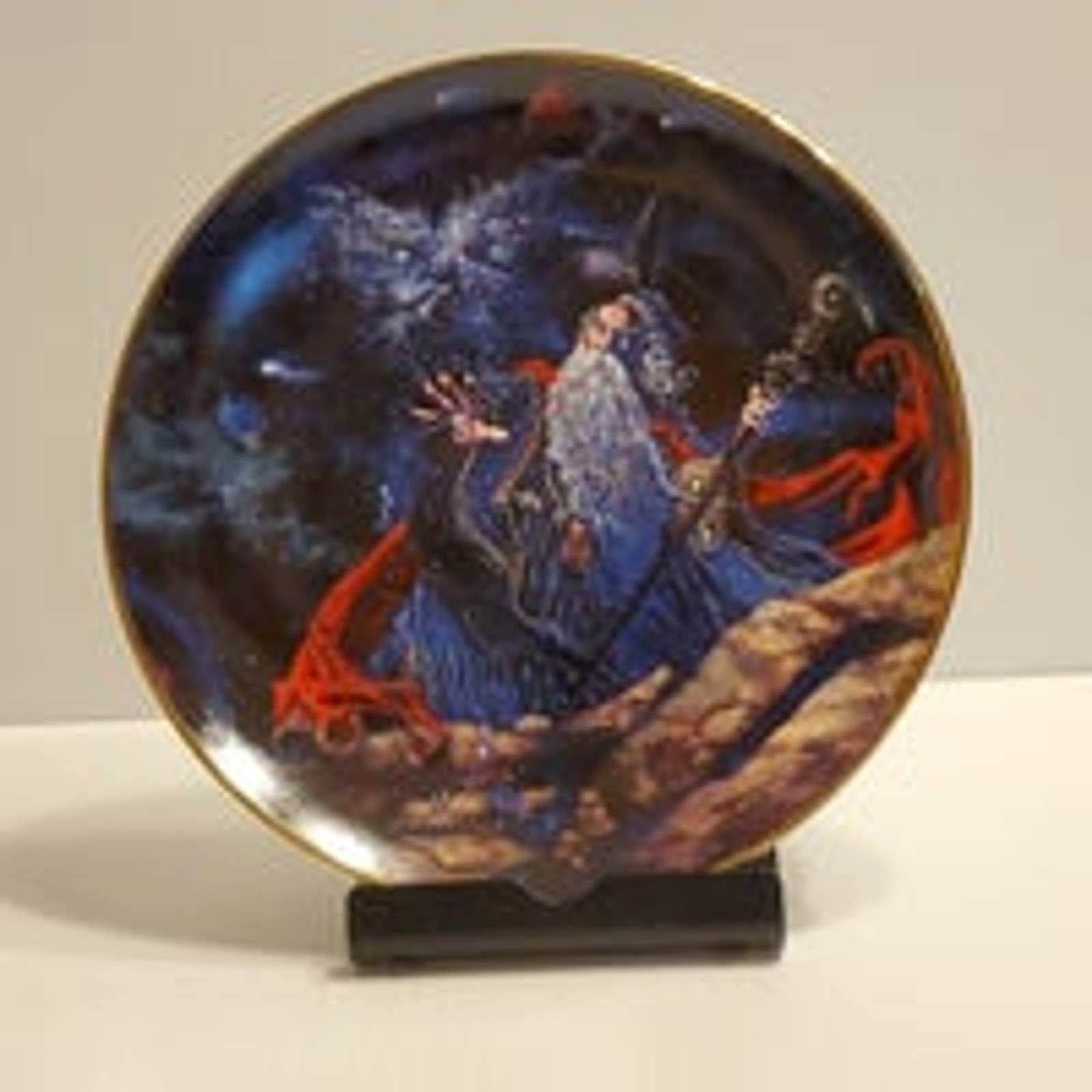 Franklin Mint Royal Doulton DRAGON Star Plate Miles Pinkney