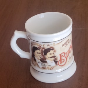 Vintage 1985 Franklin Porcelain Corner Store Porzellan Becher Buckingham&#39;s Dye Becher