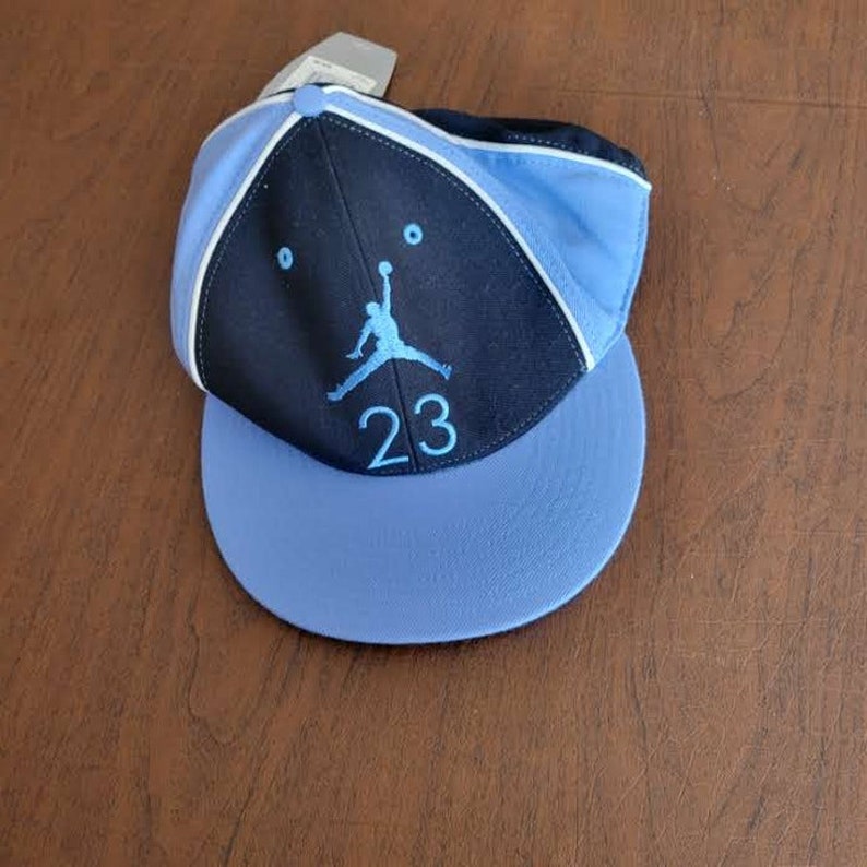 Air Jordan Nike 2003 Azul Equipado Sombrero Gorra Tamaño 7 1/4 Raro NUEVO con etiquetas imagen 7
