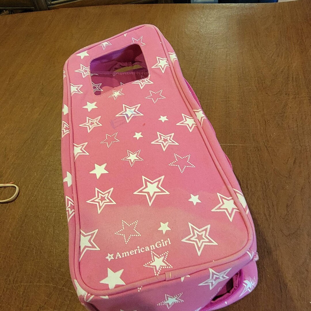 AMERICAN GIRL Doll Carrier Pink Star Travel Tote Accessory Etsy