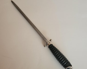 Vintage J.A. Henckels Zwillingswerk Solingen, Alemanha Afiador de haste de brunimento.