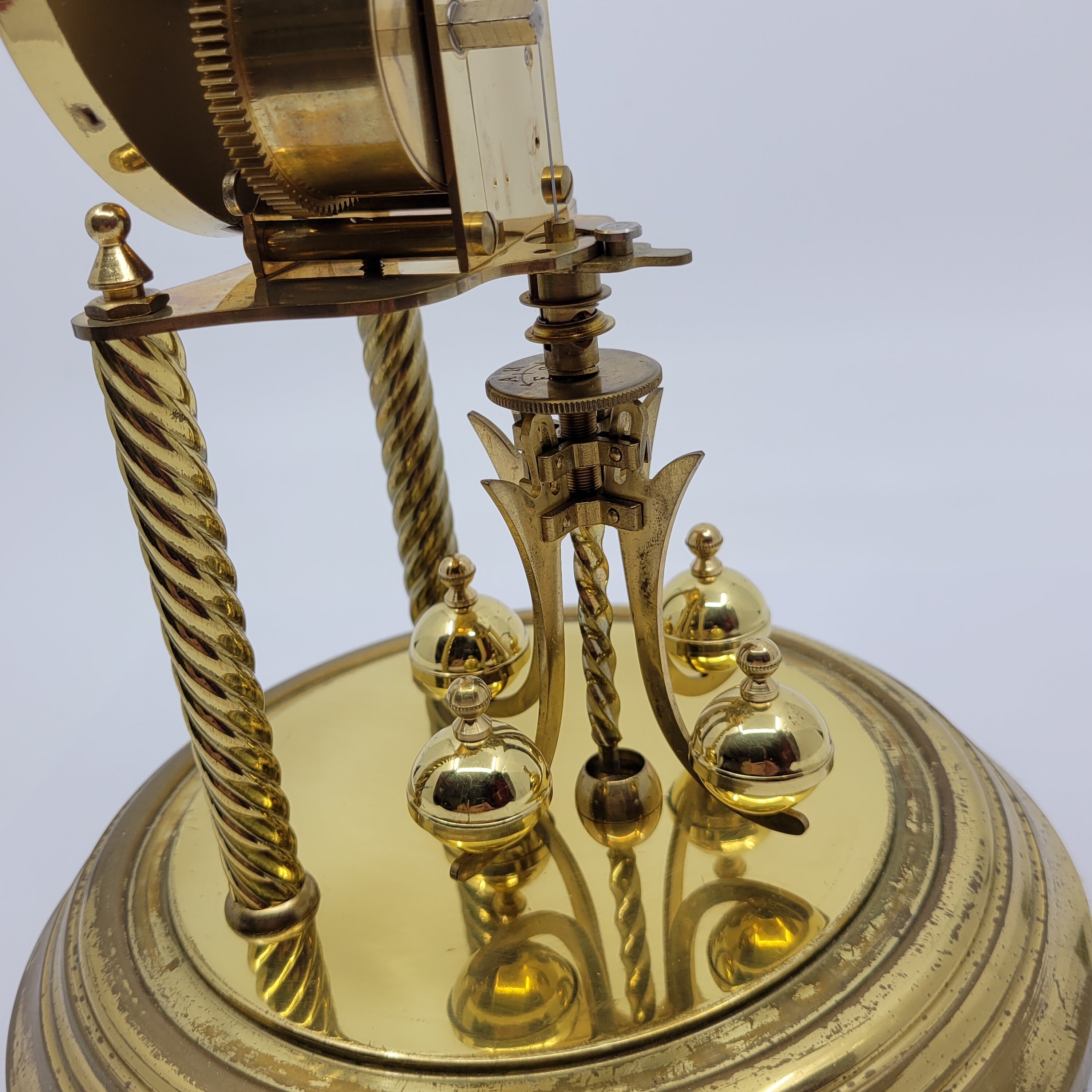 Vintage Kundo Anniversary Mechanical Clock 4. Plastic Dome. | Etsy