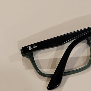 Ray-Ban RB5277 5227 Rectangular Eyeglasses Frames Black Green 52-17-140 image 7
