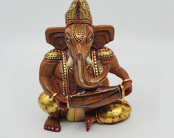 ヴィンテージの手描きガネーシャ像 - Etsy 日本