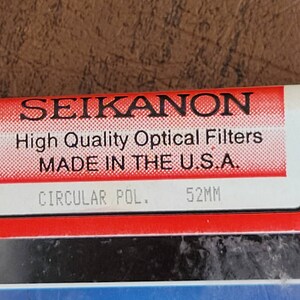 Seikanon CIRCURAL POLARISER 8949 52 mm filter Made in USA. Nieuw afbeelding 6