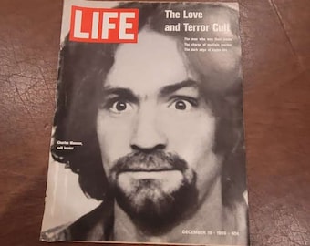 Vintage Life Magazine December 19 1969 Charles Manson Cult