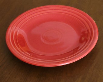 Fiesta ware assiette à déjeuner Homer Laughlin assiette à déjeuner 23 cm, rouge vieilli