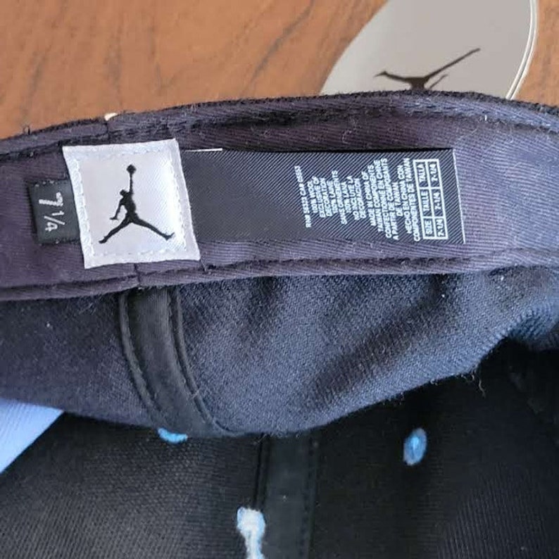Air Jordan Nike 2003 Azul Equipado Sombrero Gorra Tamaño 7 1/4 Raro NUEVO con etiquetas imagen 9