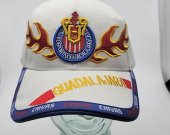 Vintage Club Deportivo Guadalajara Chivas Hat cap with embroidered logo by R.T.C.