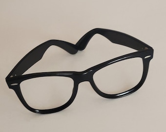 Vintage Ray Ban Wayfarer II Sunglasses Frames Only Black B&L 5022 Made In USA