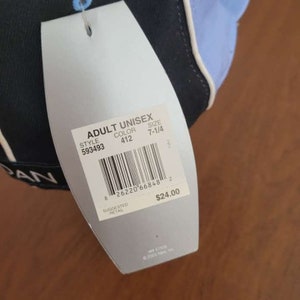 Air Jordan Nike 2003 Azul Equipado Sombrero Gorra Tamaño 7 1/4 Raro NUEVO con etiquetas imagen 5