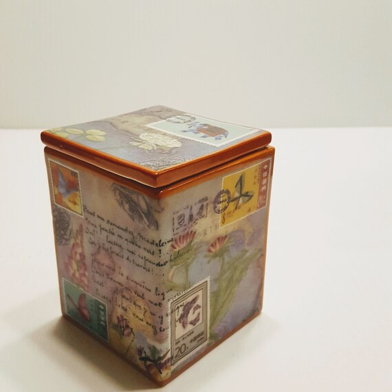 Ceramic Trinket Box Collectible Collectable Decorative Boxes & Trinkets