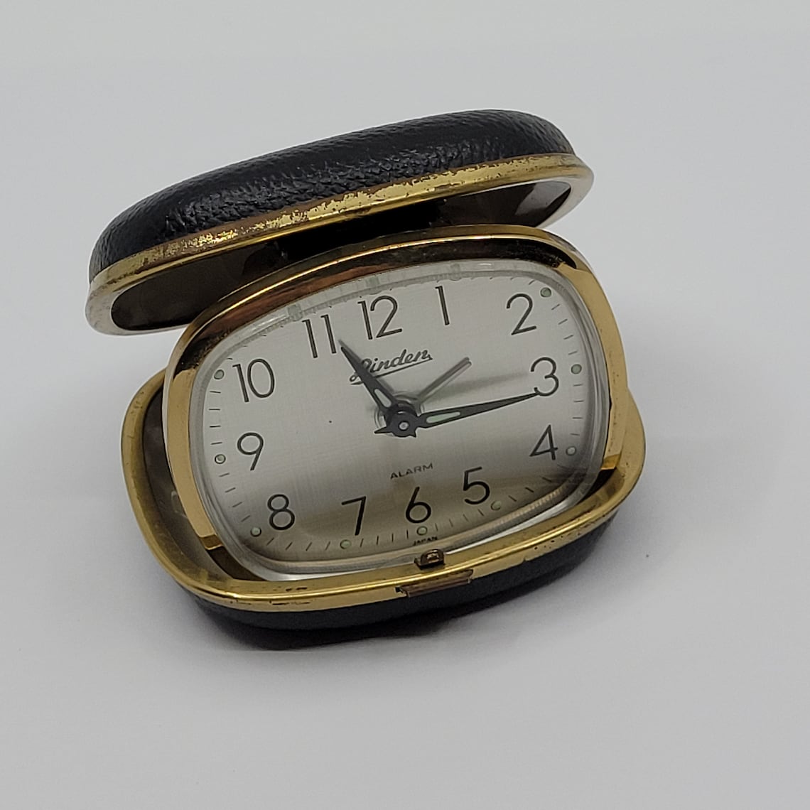 Vintage Linden Folding Clamshell Travel Alarm Clock. Etsy