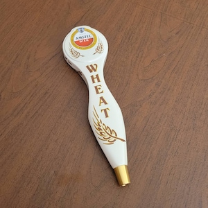 Ceramic Amstel Lager Beer Wheat Tap Handle  11.5" long