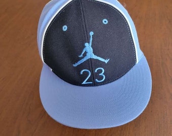 Air Jordan Nike 2003 Blue Fitted Hat Cap Size 7 1/4 Rare NEW with tags