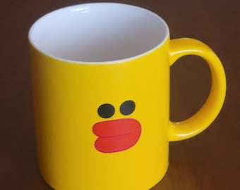 LINE FRIENDS Sally Mug Cute Coffee Cup Korea Official Character Mug 11oz