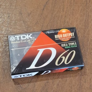 TDK D 60 (Type I)  CASSETTE New sealed