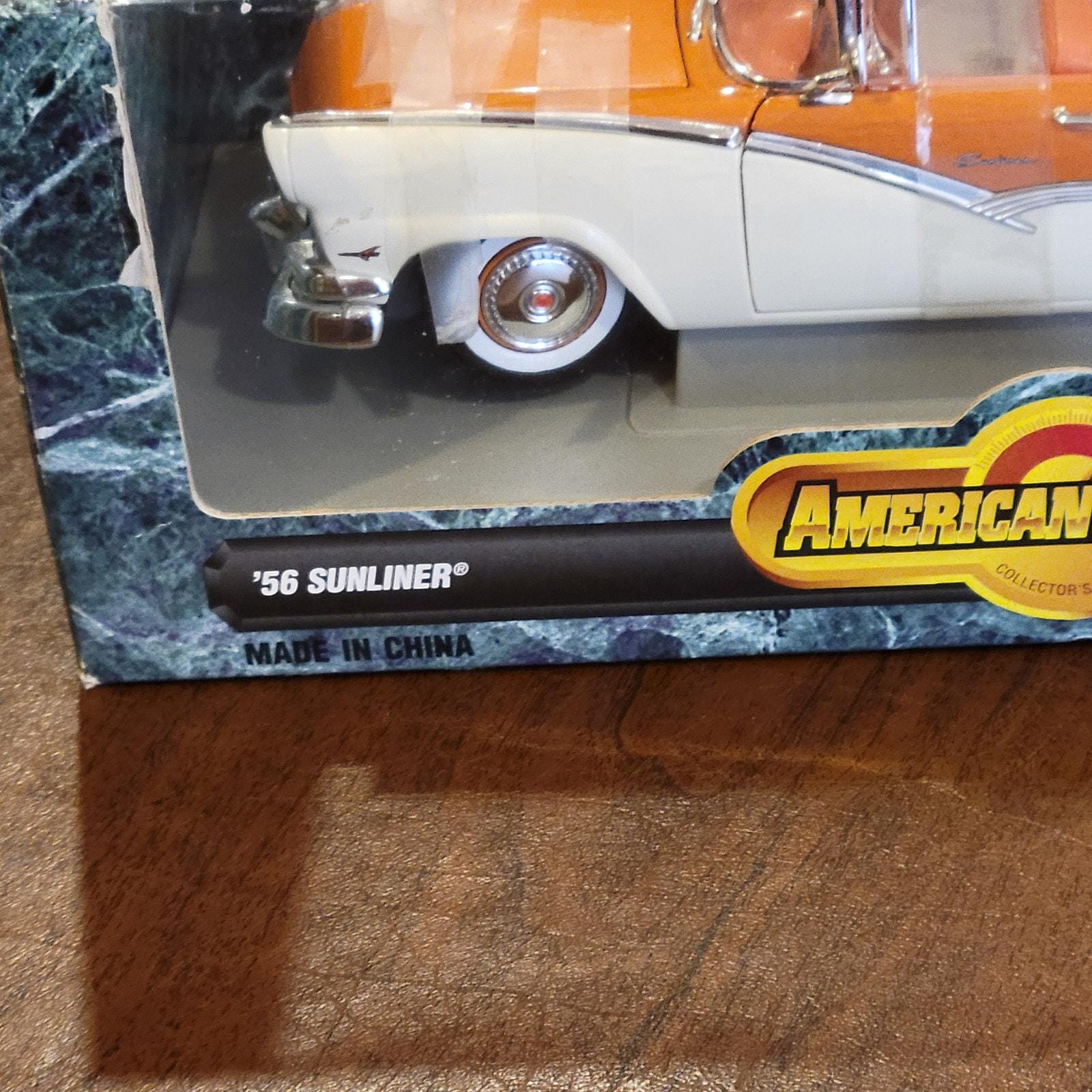 1956フォードサンライナー　コンバーチブル 1/18 ERTL アーテル Ertl Collectibles アメリカンマッスル 1956 フォード サン