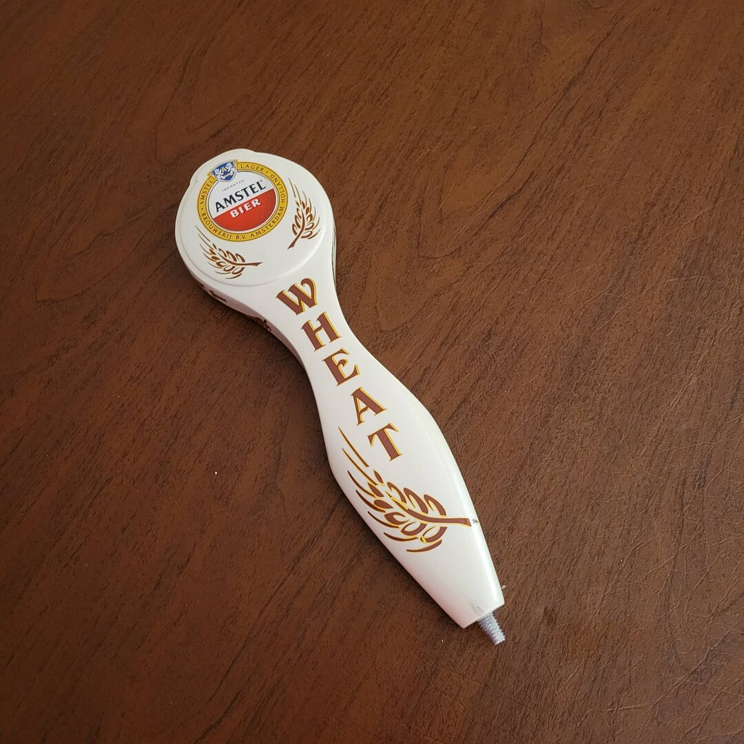 Amstel Bier Wheat Beer Tap Handle Holder Keg 10.5 Tall Etsy