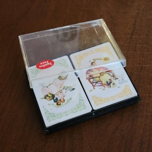 Vintage 2 Decks Norman Rockwell Playing Cards Four Ages of Love