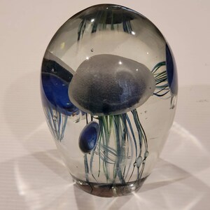 Dynasty Gallery Jellyfish Quadruple Paperweight Art Glass 12lb - Etsy