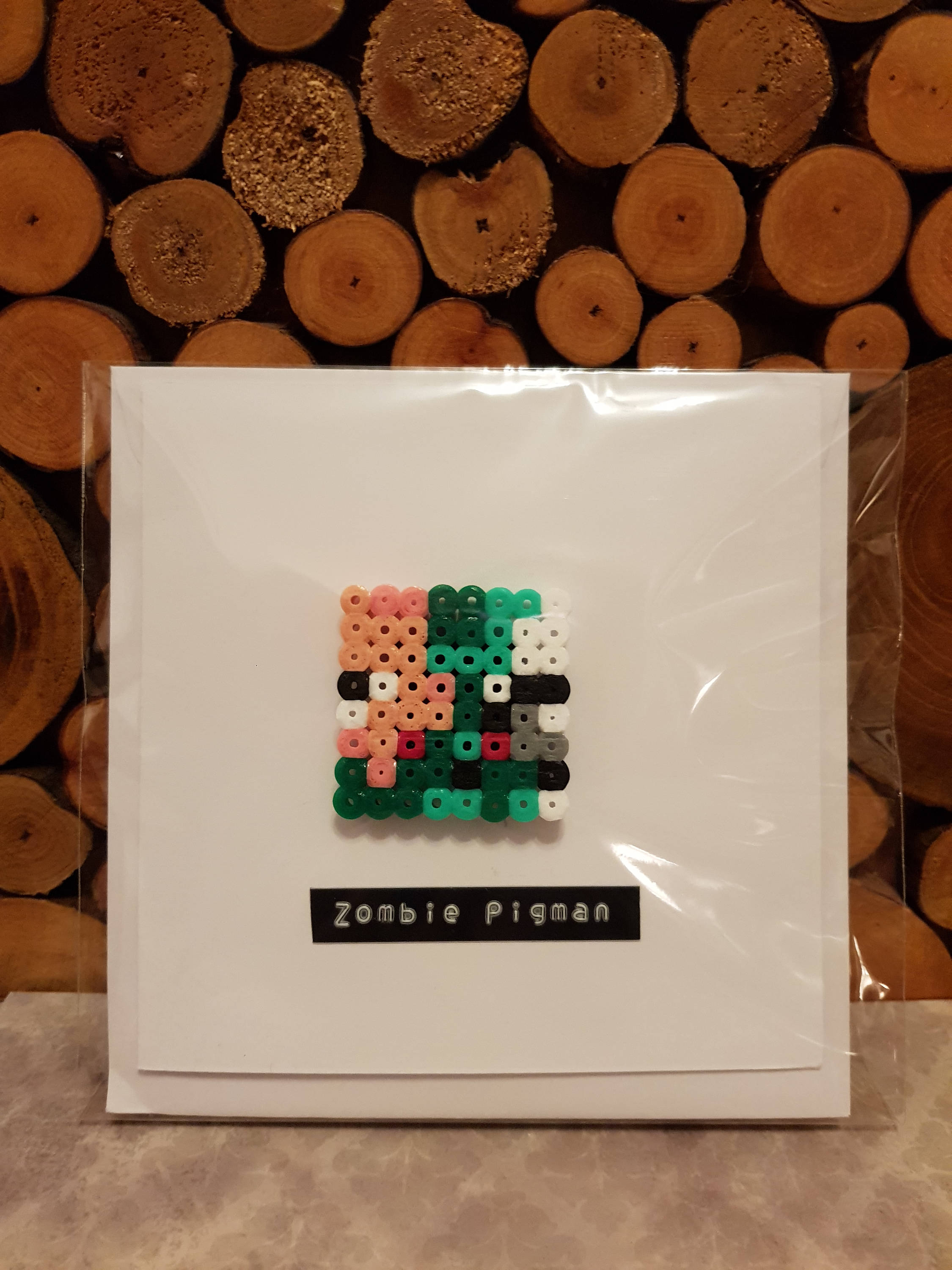 3d Pixel Art Greeting Card Minecraft Fan Art Zombie Pig Etsy 3d Pixel Art Greeting Card Minecraft Fan Art Zombie Pig Etsy