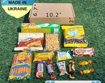 Ukrainian Snack Box Exotic Treats  Snacks from Ukraine (at least 13 oz.)