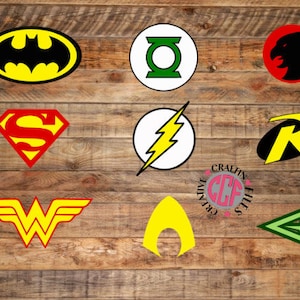 Super-héros DC logos svg, svg Marvel, super-héros svg, avengers svg, super héros svg, svg de super héros de DC, DC svg, dc comics svg, comics dc