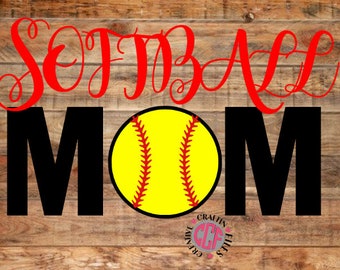 Softball Mom svg, Softball svg, ball svg, sports svg, Love Softball svg, Softball cutfile, svg file, Softball clipart, mom svg, mom ball svg