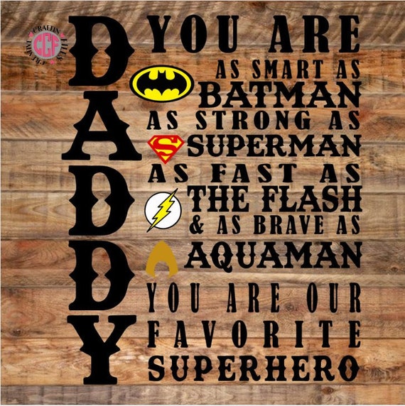 Download Daddy Superhero Svg Superhero Daddy Svg Fathers Day Svg Etsy