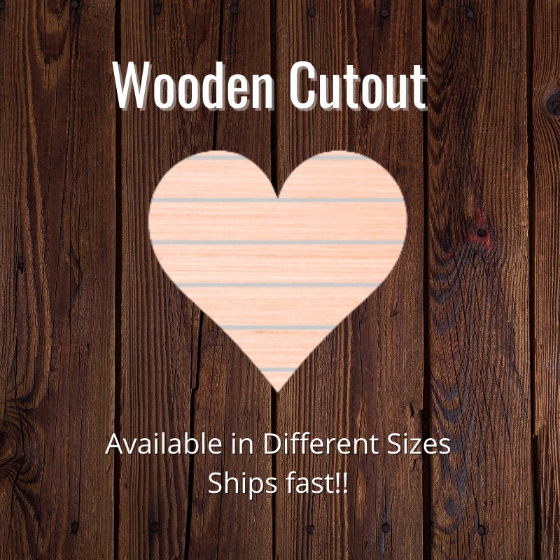 Heart Wood Cutout