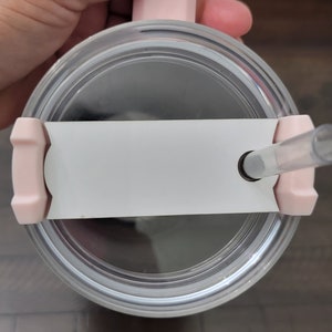 Acrylic tumbler lid topper, SET Of 5 acrylic insert for 20oz tumbler l