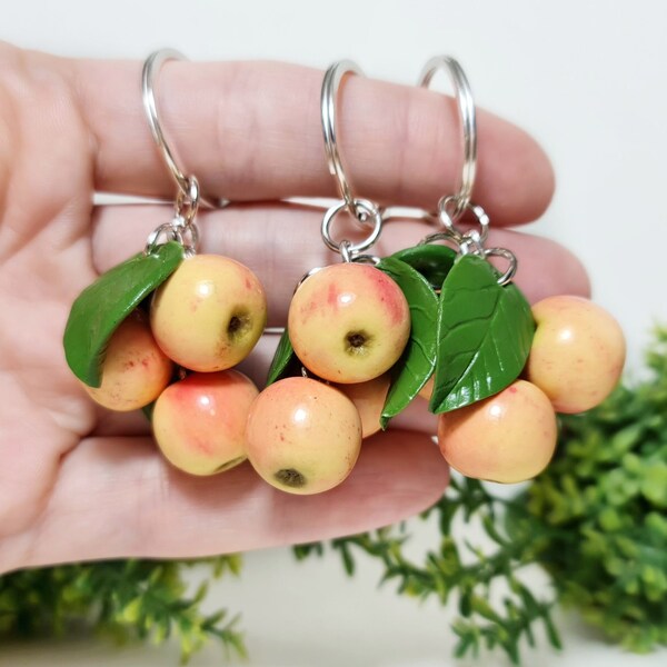 Polymer Clay Apple Etsy