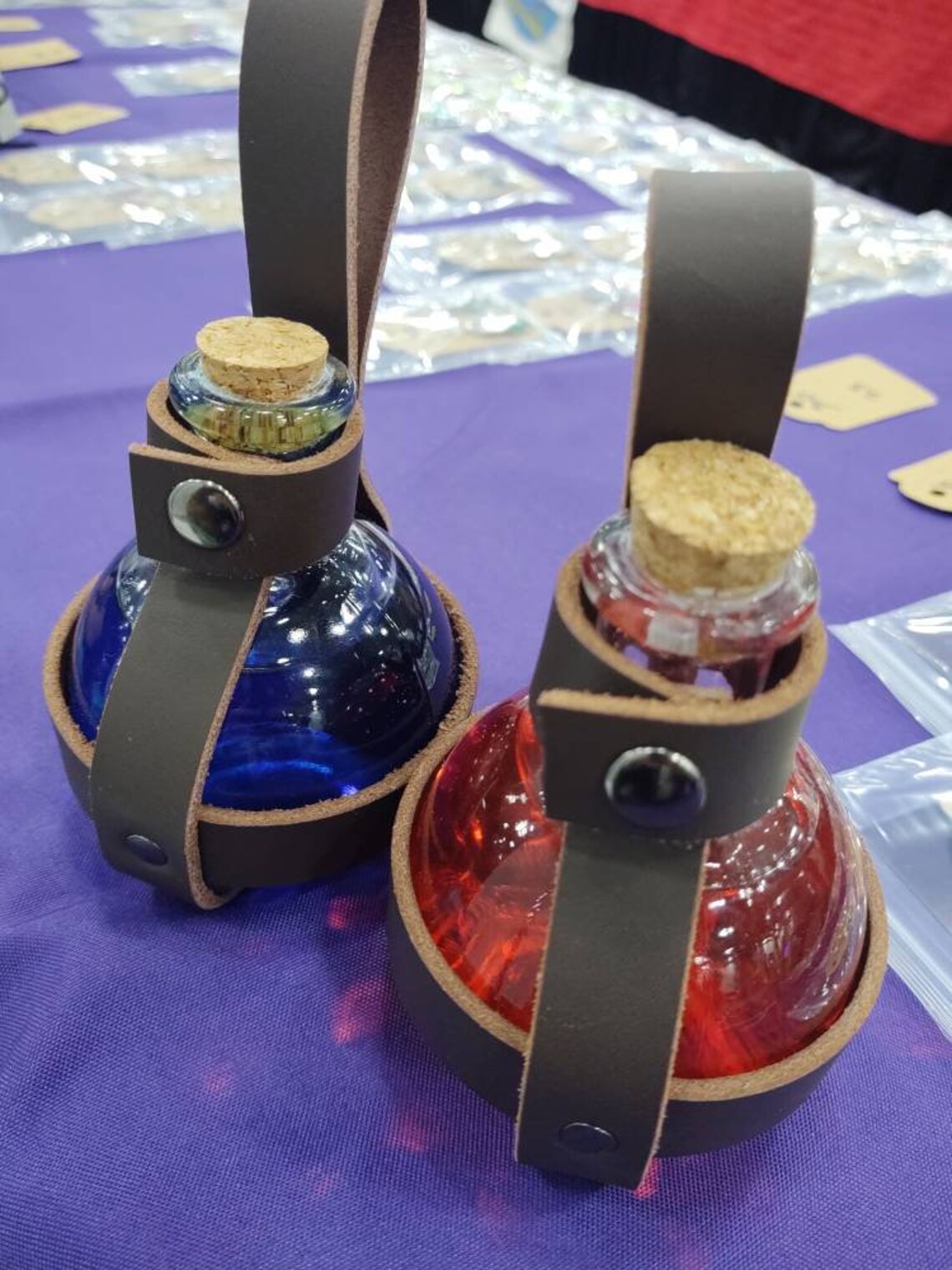 Handmade Leather Potion Bottle Holder with Potion Etsy