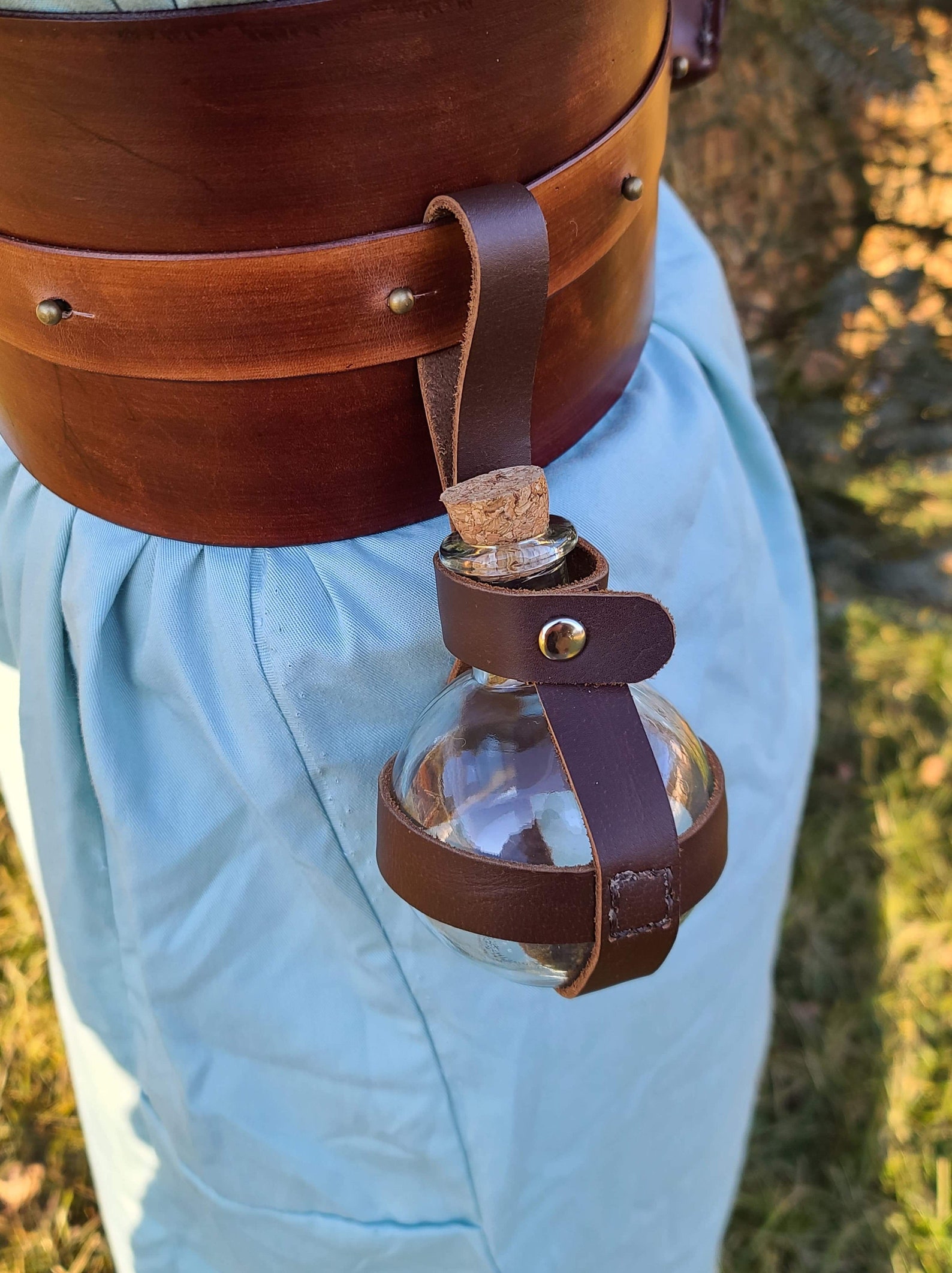 Handmade Leather Potion Bottle Holder with Potion Etsy