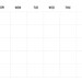 Blank Monthly Calendar, 11 X 8.5 Inches, Horizontal Printable Calendar ...