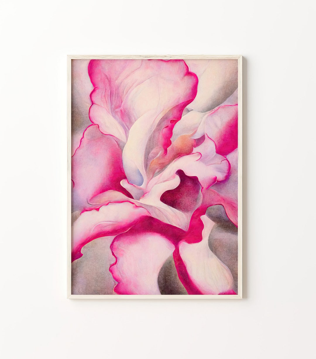 O'keeffe Print Closeup Flowers Print Flower Etsy