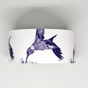 Cuff Bracelet, Walela, Hummingbird, Black and white, Hummingbird Jewelry, Sublimated, Adjustable, Lightweight Aluminum, Native Made, Bird