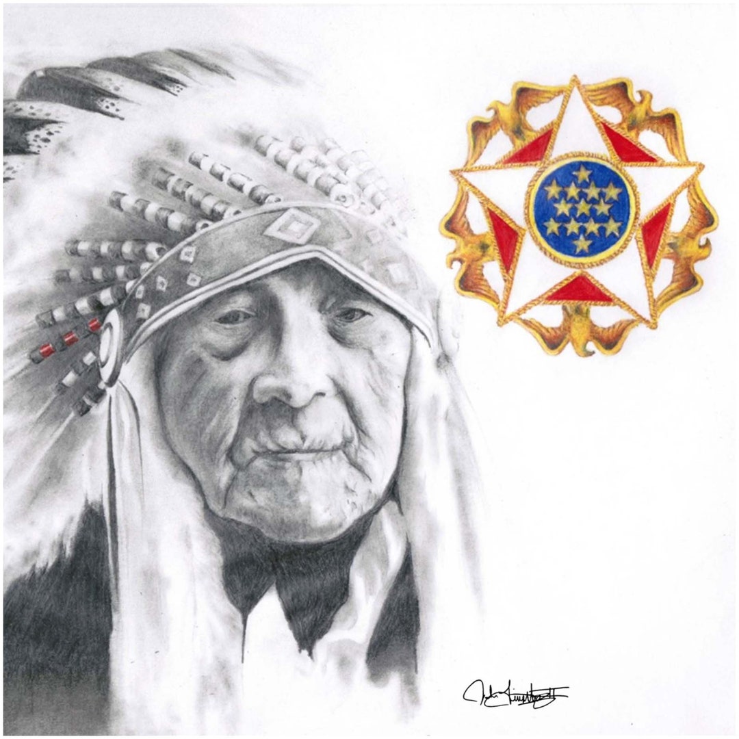 The Last War Chief-joe Medicine Crow - Apsaalooke - Limited Edition ...