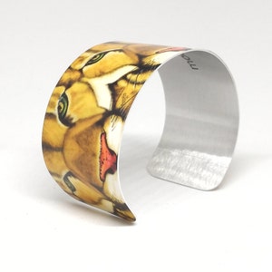 Cuff Bracelet, Cherokee Panther Clan, Native American, Sublimated, Lightweight Aluminum image 4