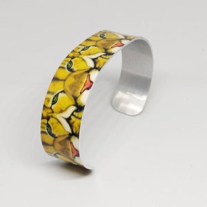 Cuff Bracelet, Cherokee Panther Clan, Native American, Sublimated, Lightweight Aluminum image 7