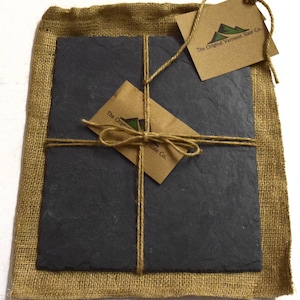 Slate Cheese Board, Slate Serving Board, &quot;The Original Vermont&quot; Slate Cheese Board. 4 piece set