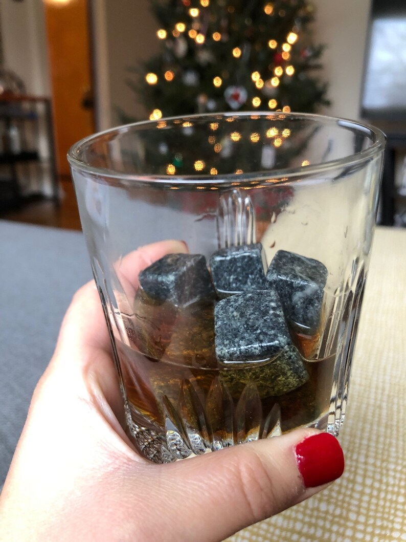Soapstone Rocks Hot or Cold Drink Cubes whiskey Rocks Organic Etsy