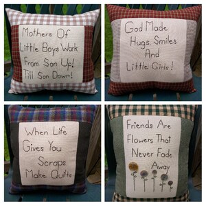 Embroidered Throw Pillows