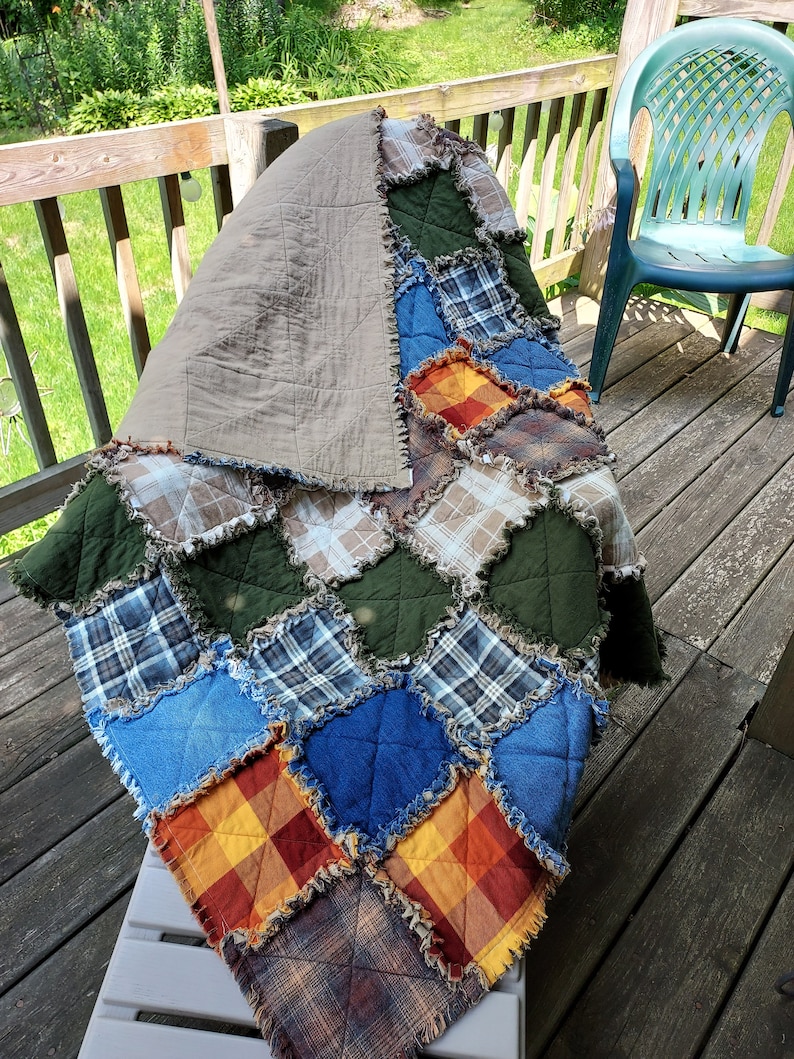 Rag Quilt - Etsy
