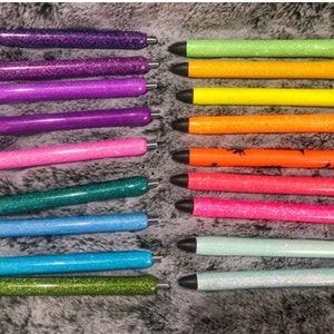 Custom glitter  pens