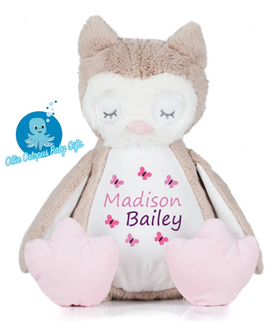 Owl Soft Toy Personalised Teddy Bear 